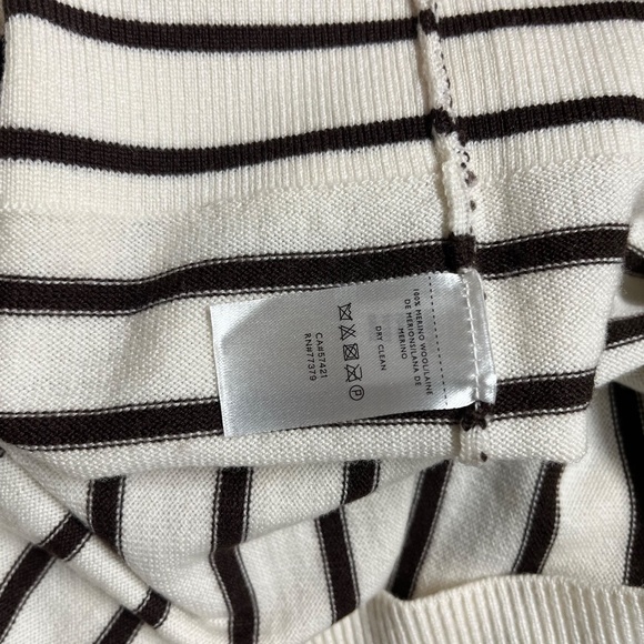 Ann Taylor | Women's AT Weekend Striped Crew Neck Knit Pullover - Picture 6 of 7